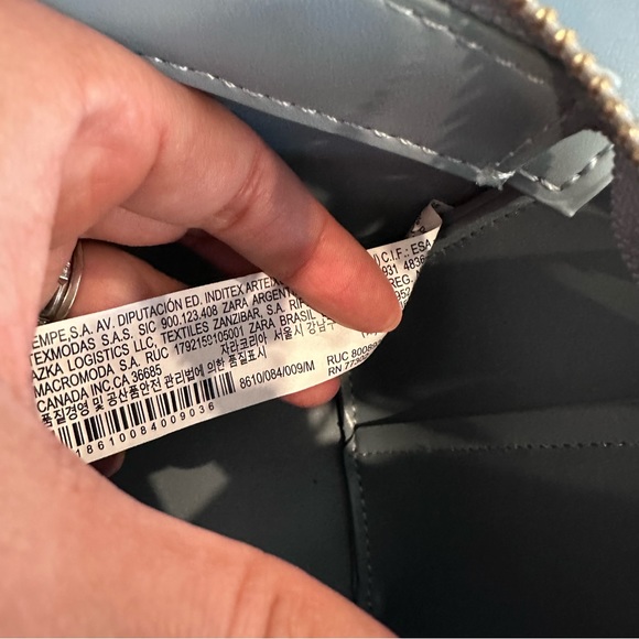 Like New! Zara Knotted Mini City Bag in Light Blue - Picture 14 of 14